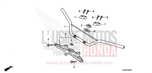 HANDLE PIPE CRF100FA de 2010